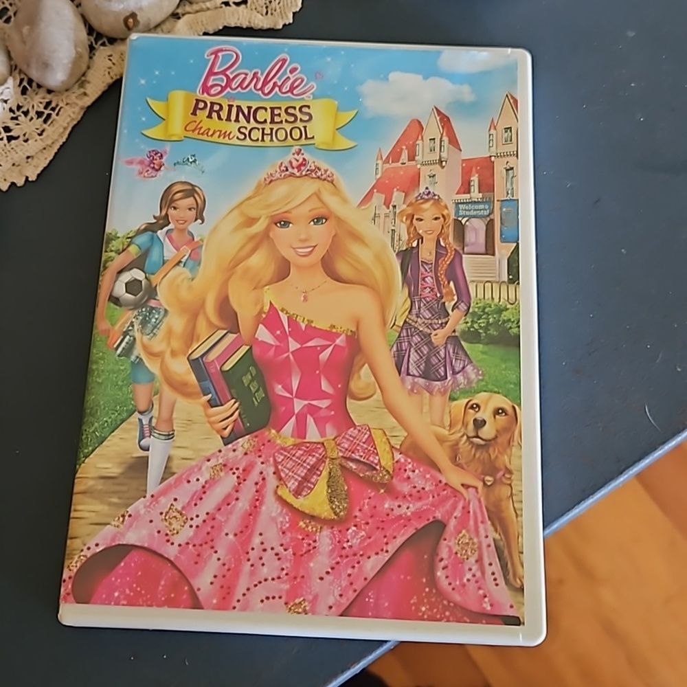 Barbie‎ Princess Charm School DVD Used Family Movie Adventure